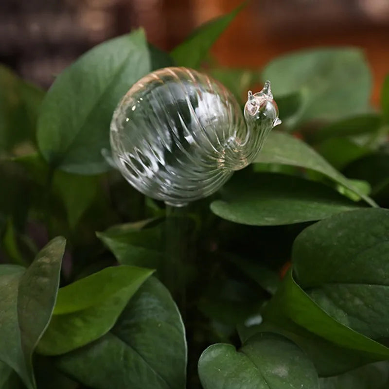 Automatic Plant Watering Device Animal Shape Self Watering Ball Clear Glass Aqua Bulbs Flowerpot Drip Irrigation Device
