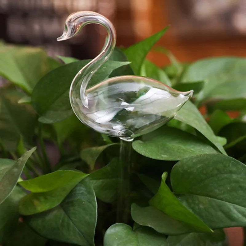 Automatic Plant Watering Device Animal Shape Self Watering Ball Clear Glass Aqua Bulbs Flowerpot Drip Irrigation Device