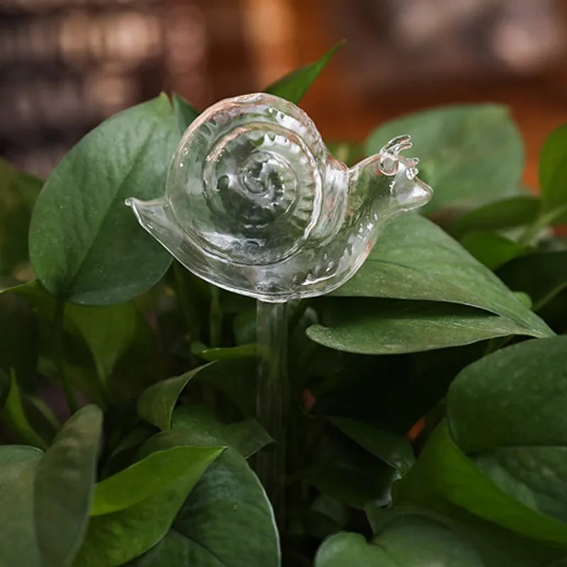 Automatic Plant Watering Device Animal Shape Self Watering Ball Clear Glass Aqua Bulbs Flowerpot Drip Irrigation Device